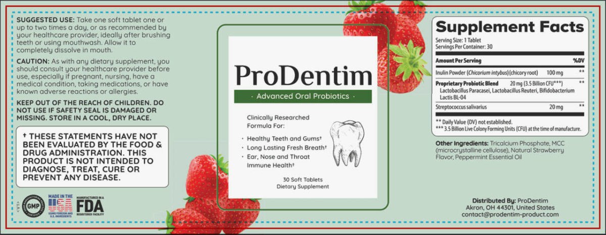 ProDentim. Supplement Facts